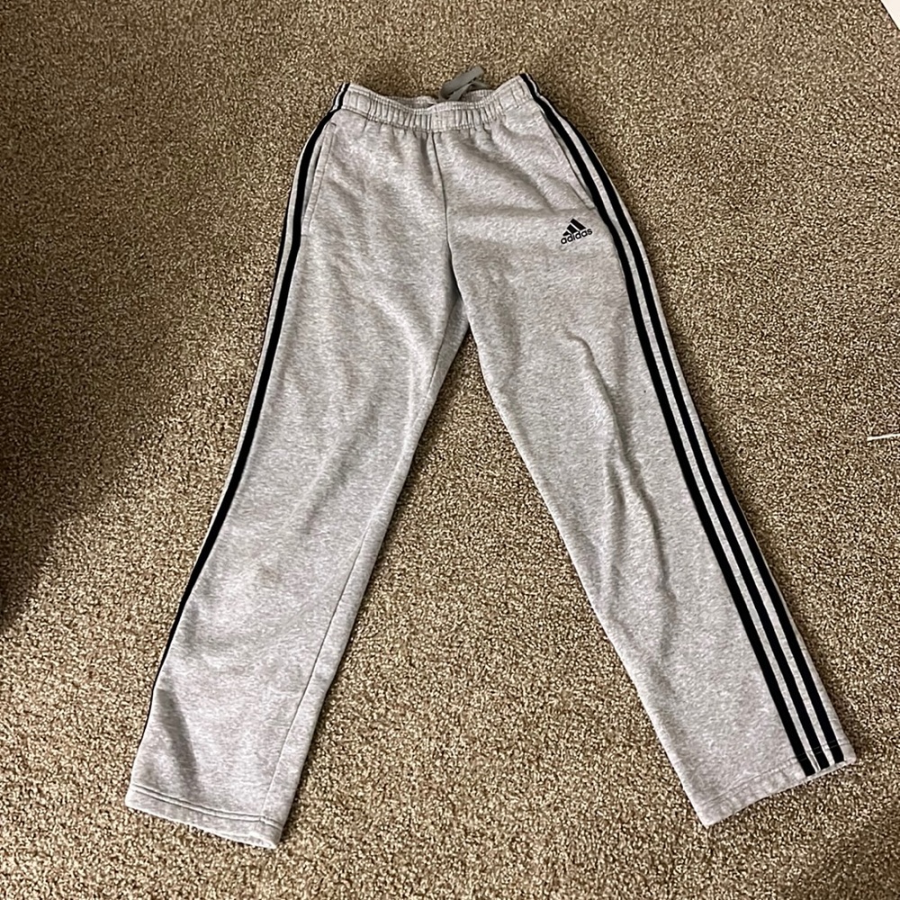 Adidas, s boys/xs woman, grey/black